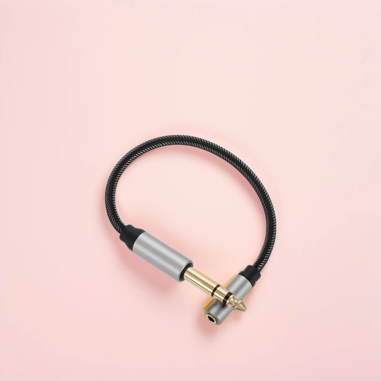 헤드폰 연장 케이블 6.35Mm ~ 3.5Mm 오디오 남성-여성 어댑터(휴대폰, 태블릿, 컴퓨터, 스튜디오 음악 제작용)