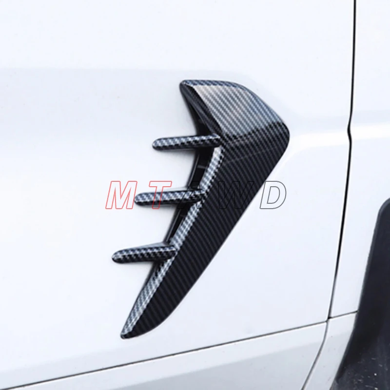 For Changan UNI-K UNIK 2021-2023 2024 Carbon Car Front Door Side Wing Fender Badge Sticker Exterior Decoration Trim Auto Styling