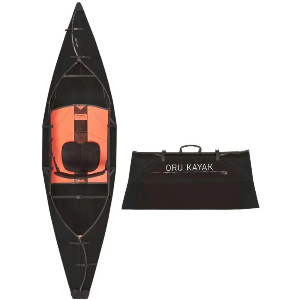 

Foldable Kayak Inlet | Stable, Durable, Lightweight - Lake and River Kayaks - Beginner, Intermediate - Size (unfolded)