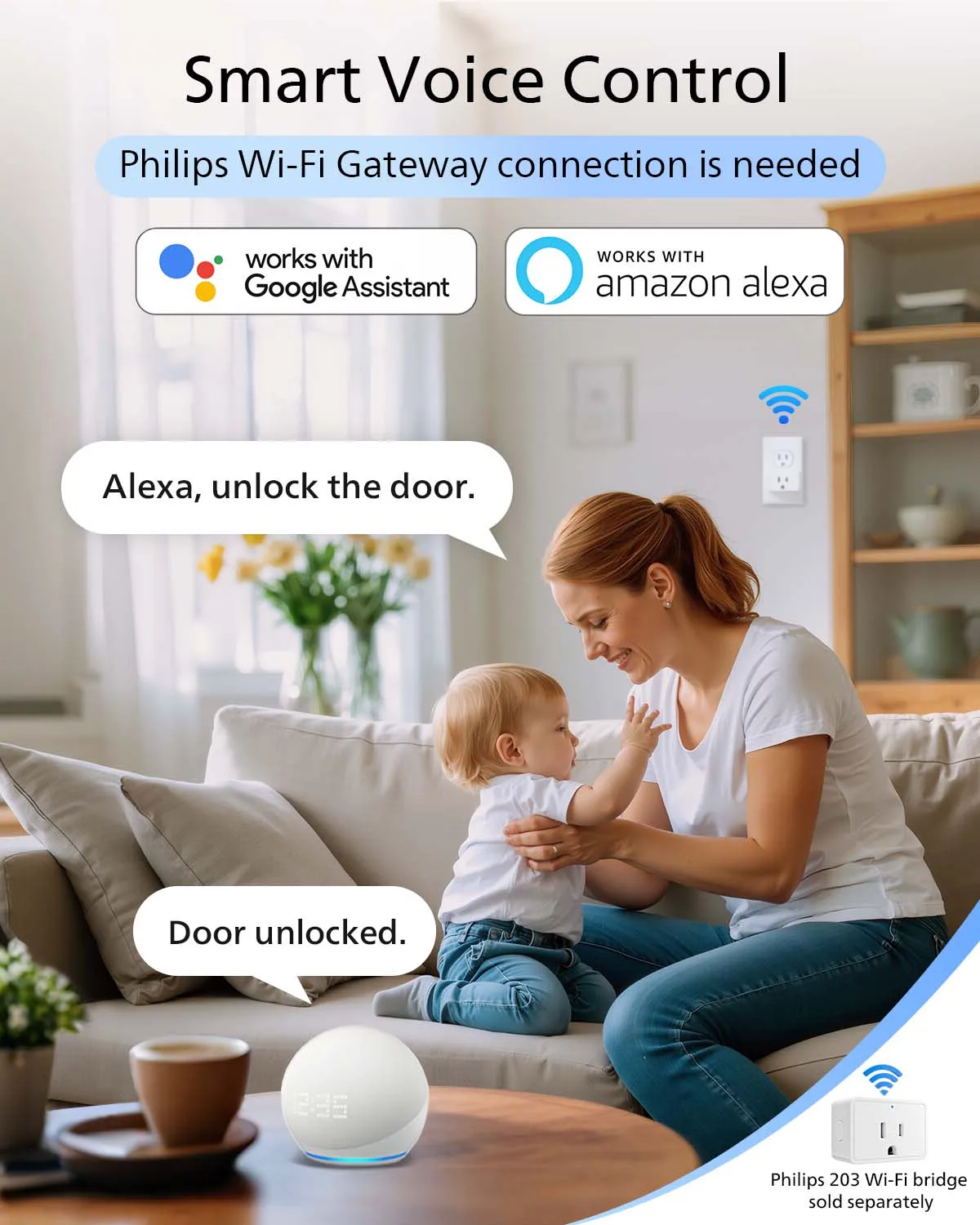 قفل ذكي ببصمة الإصبع من فيليبس، تحكم في التطبيق، قفل باب دخول بدون مفتاح، قفل تلقائي، بطارية طويلة لمدة 9 أشهر #5