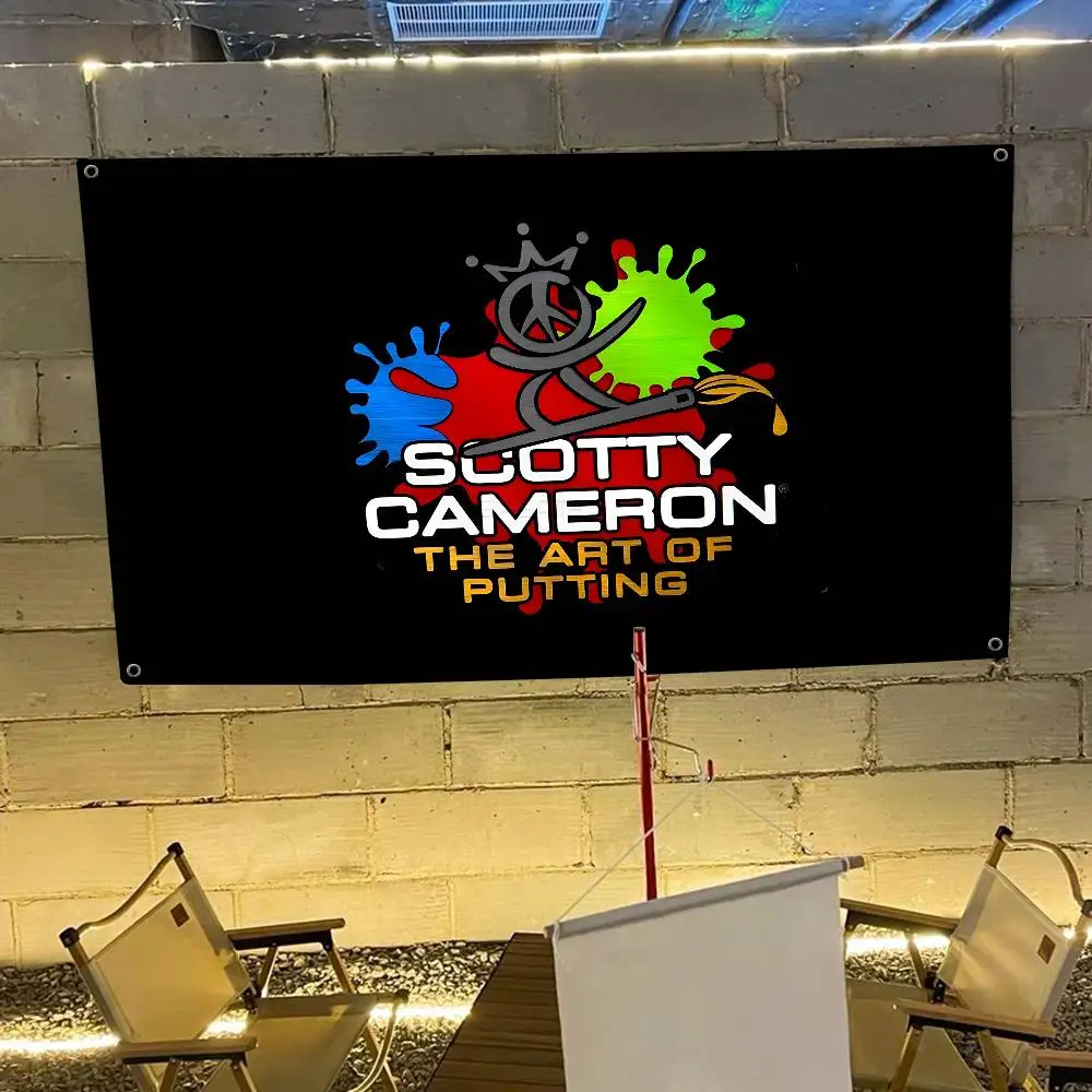 Golf S-ScoTTY C-CameRONS Anime Cartoon Flag Art Science Fiction Room Home Decor Wall Hanging Home Decor Banner