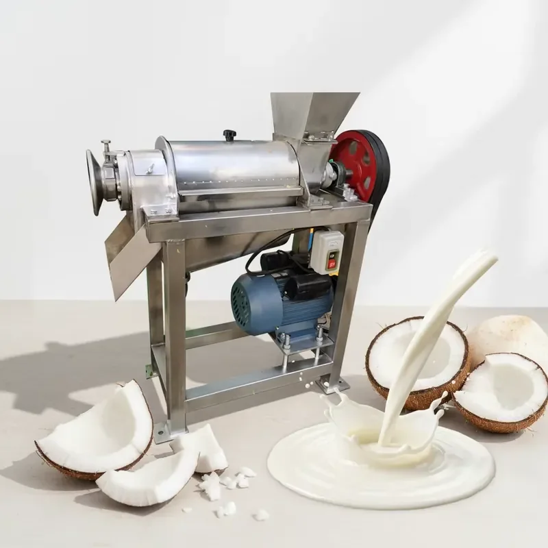 Fully Automatic Coconut Milk Presser Fruit Juice Squeezing Machine Extracting Machine Coconut Milk Juicer Juicing for
