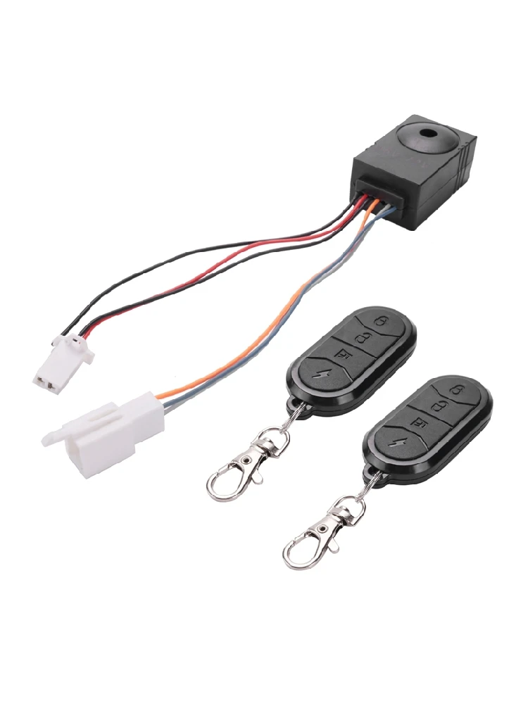 AliExpress NONE Y45A-Ebike Alarm System Dual Remote Control 36V 48V 60V 72V Alarm Accessories Universal Waterproof Electric Bike Replacement