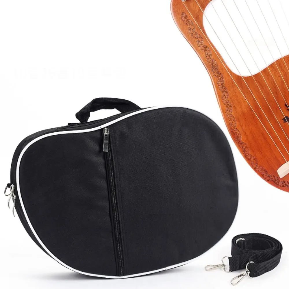 Universal Lyre Harp Bag 10/16/19 Strings Waterproof Lyre Storage Bag Case Portable Zipper Lyre Harp Handbags Outdoor