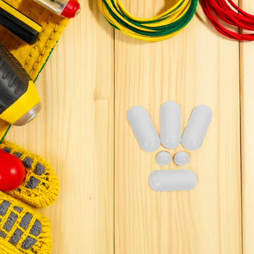 

1Set Universal Toilet Seat Silicone Bumpers Buffer Replacement Cushions Non Slip Toilet Lid Spacers Anti Noise Durable Bathroom