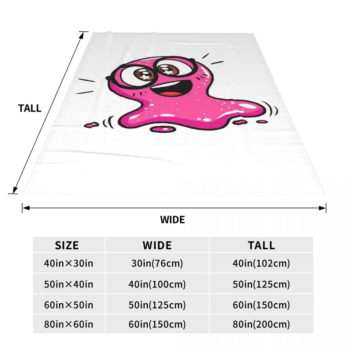 Super Slick Slime Sam Blankets Flannel Sofa Throw Blanket Lightweight for Home Bedroom Throws Bedspread Quilt
