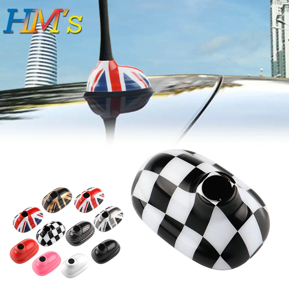 

Car Radio Roof Aerial Antenna Cover Stickers Shell For MINI Cooper Clubman R55 R56 Decorative Exterior Trim Case Accessories