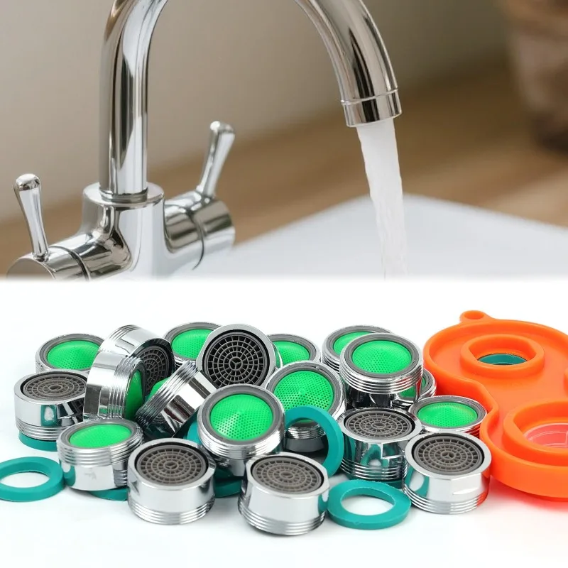 Picture 4: Reusable 24mm Faucet Bubbler Set Splash Proof Water Saving Aeration Universal Easy Install Kitchen Basin Bathroom Home Supply