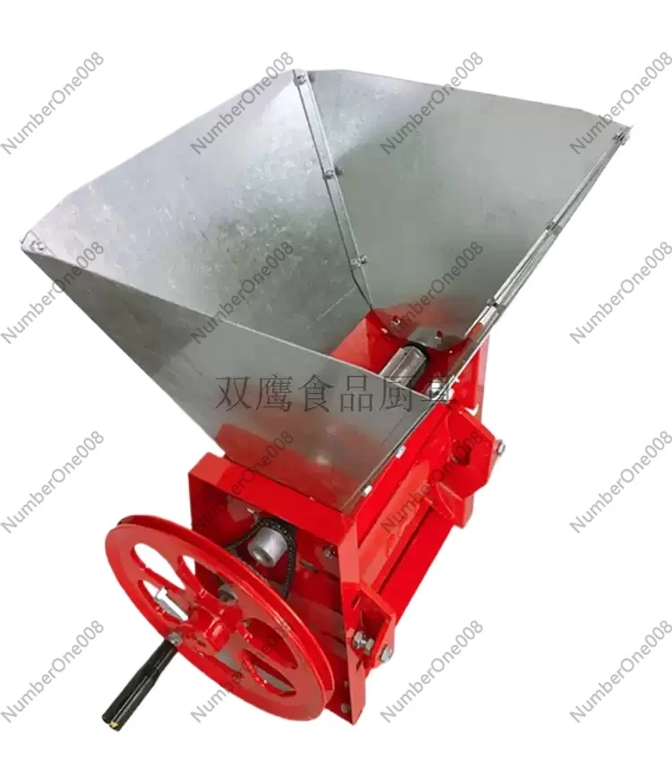 Hand Crank Coffee Bean Peeling Machine Manual Coffee Sheller Cocoa Dehuller for Home Farm