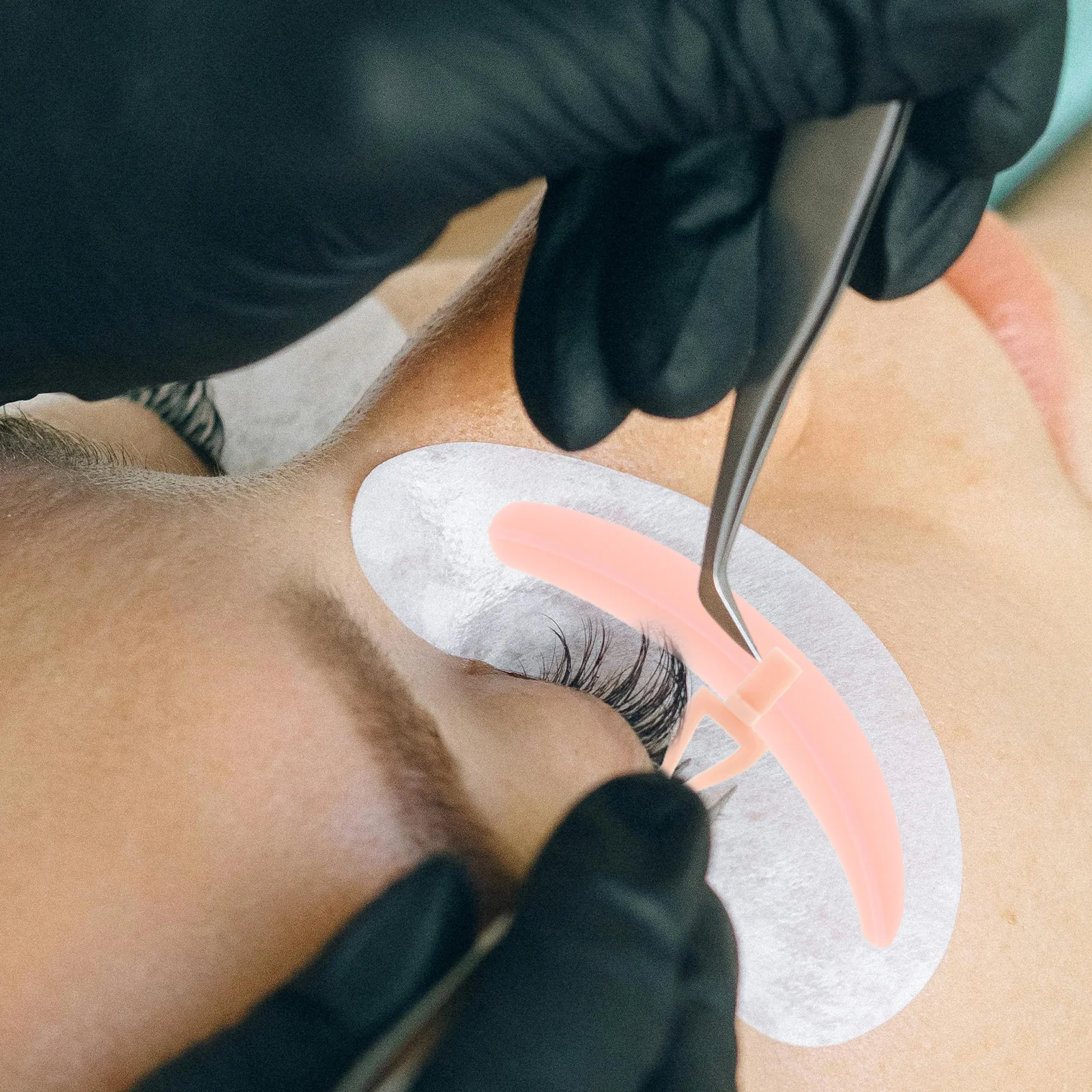 1세트 속눈썹 연장 도구 세련된 인조 속눈썹 분리기 세트 편안한 접착 보조 도구로 엉키지 않는 속눈썹 연장