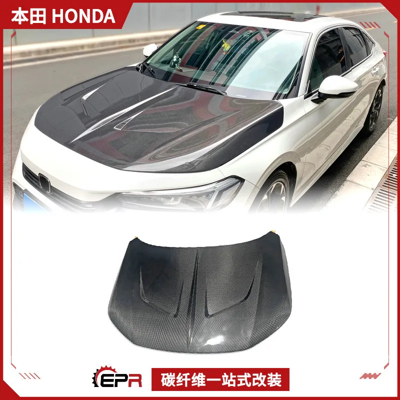 

Applicable to Honda Civic 11th generation FE1 carbon fiber modification parts, engine hood, modified front car hood