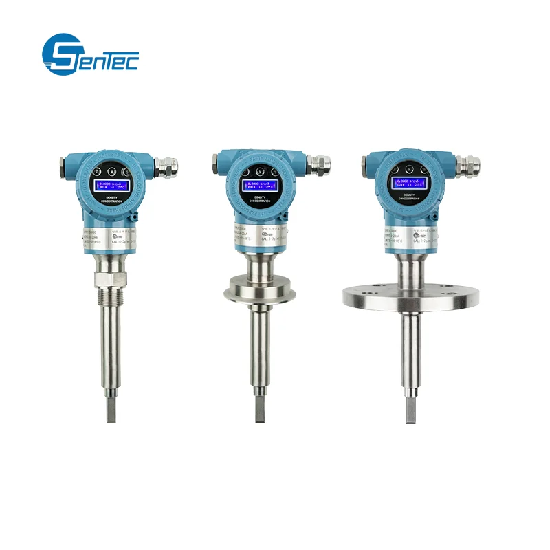 Split Type Tuning Fork Density Meter Real-Time Display for Corrosion Resistance Acid-Base Solutions 4-20ma Output