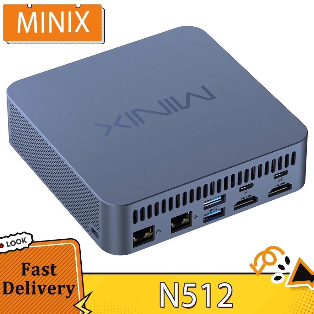 MINIX N512 Mini PC, Intel Core i5-12600H 12 Core Max 4,5 GHz, 16 Go de RAM DDR5 SSD 512 Go, WiFi 6 Bluetooth 5.2, 4 * USB 3.2, 1 * 1G RJ45 MINIX N512 Mini PC, Intel Core i5-12600H 12 Core Max 4,5 GHz, 16 Go de RAM DDR5 SSD 512 Go, WiFi 6 Bluetooth 5.2, 4 * USB 3.2, 1 * 1G RJ45