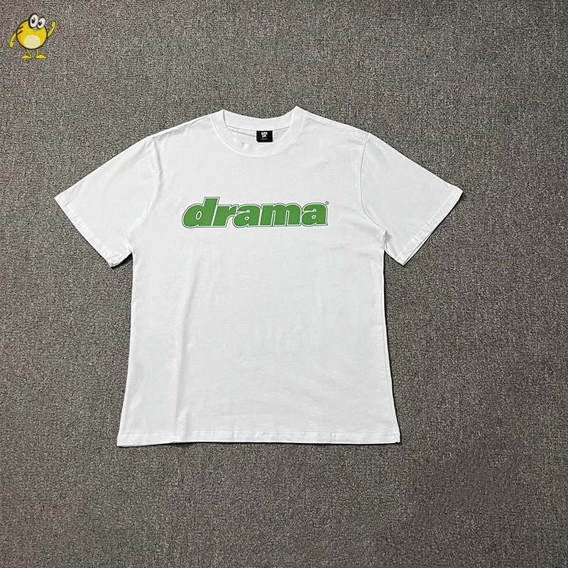 

Black White Good Quality Summer Drama Call T Shirt Cotton Men Woman High Street Hip Hop Short Sleeve Tee