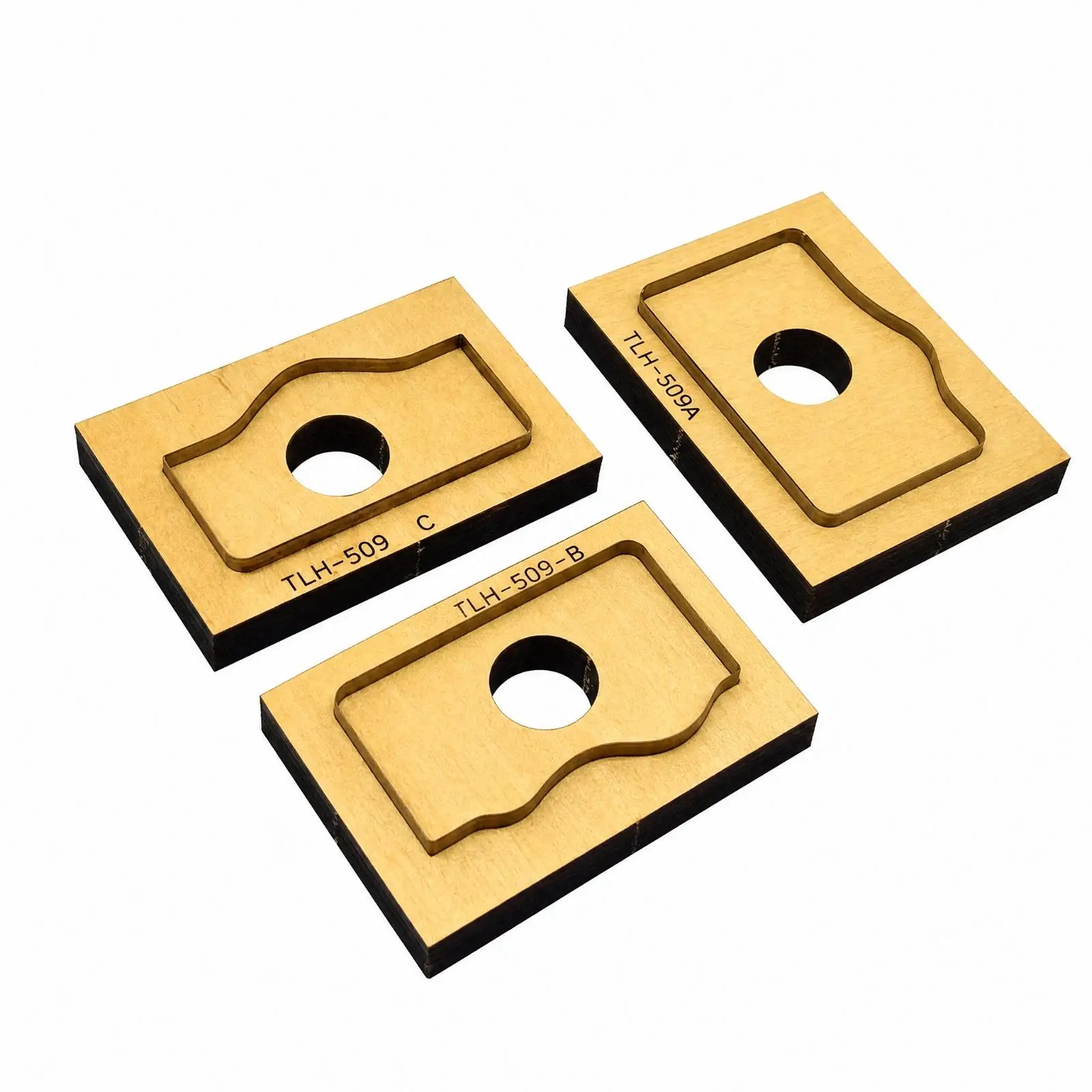 Card Wallet Cutting Template | hardened foundation Construction, Easy-to-Position, Leather Cutting Template with Mountain