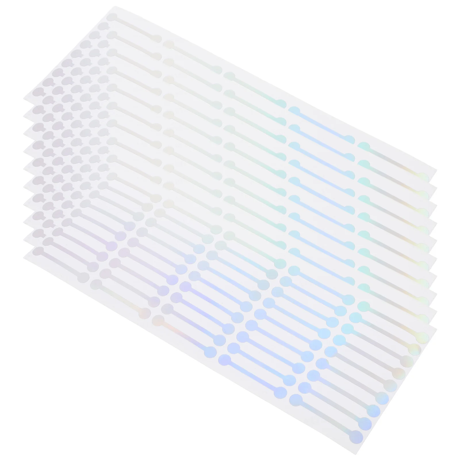 500개 병용 밀봉 스티커 PVC 자가 접착 방수 라벨 스트립 형태 라벨 포장 밀봉 스티커