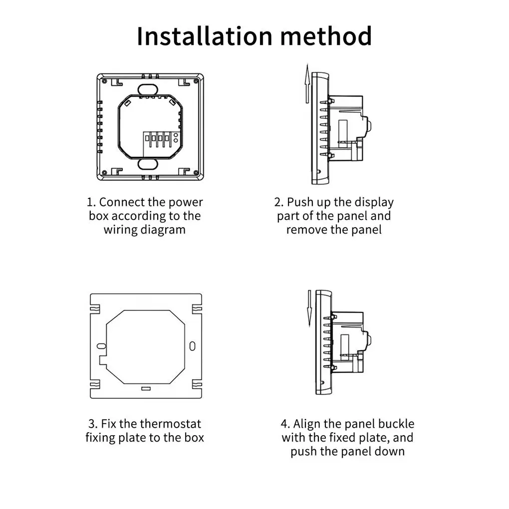 Smart Thermostat Accurate Adjustable Practical Thermostats Sensor Type 1