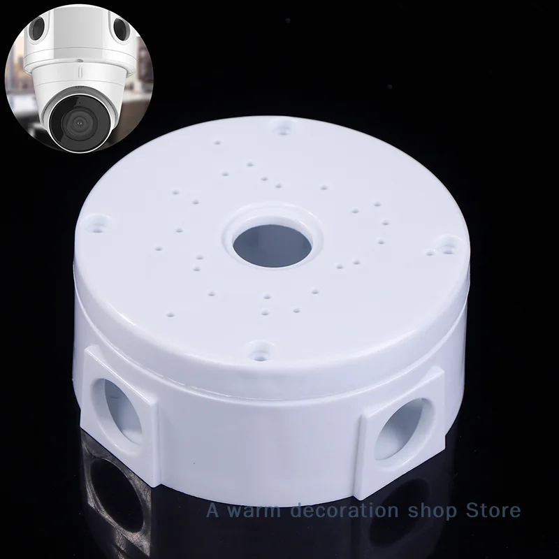 1 Pc Plastic CCTV Camera Junction Box Cable Deep Base for Dome/IP Camera Waterproof Hemisphere Bracket