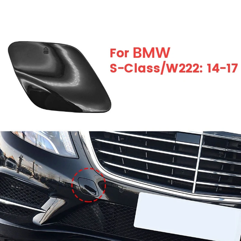 Car Front Bumper Tow Hook Cover Painted 2228850023 For Mercedes Benz W222 2014-2017 Trailer Cover