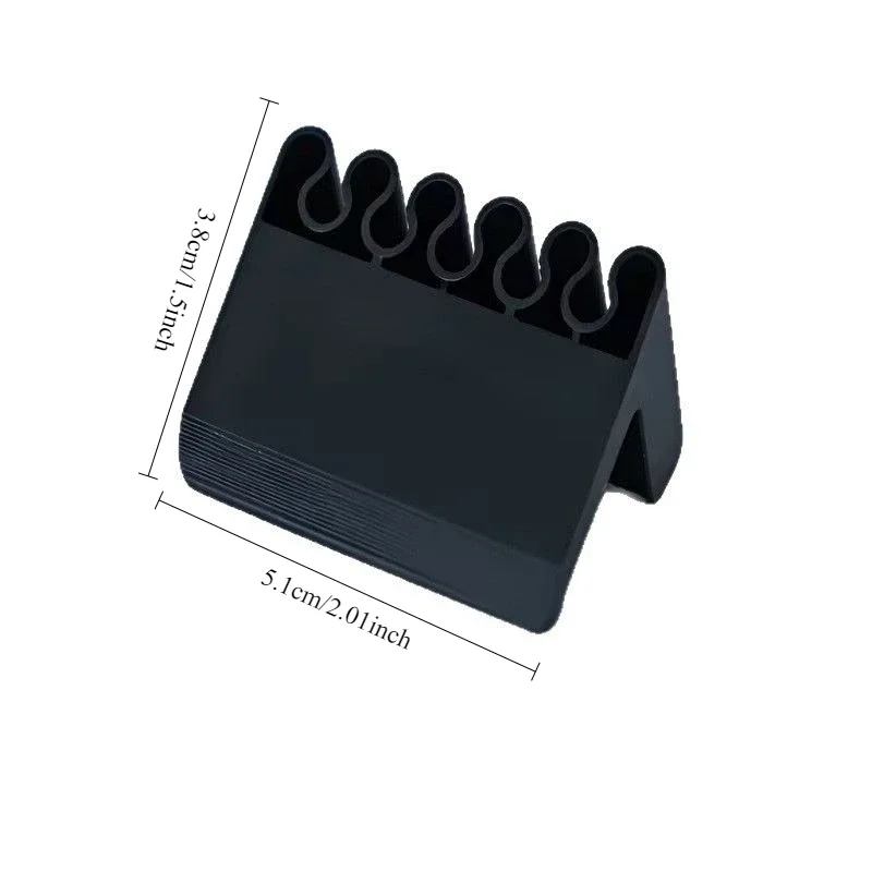 1PC 5-Slot Desk Cable Organizer Clip, USB Cord Holder & Wire Management for Home Office