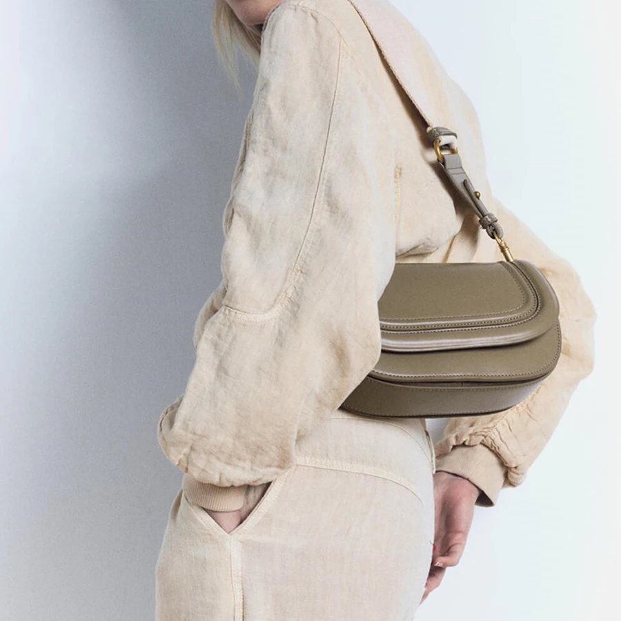 Modna mała torba klapowa designerska z szerokim paskiem siodełko damskie torebki na ramię luksusowa torba Crossbody ze skóry Pu Trend na małe torby