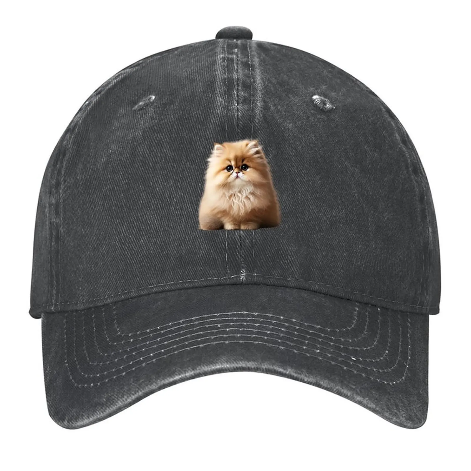 

Persian Kitten Baseball Cap Beach Bag Mountaineering designer cap Hat Beach Men's Hats Women's