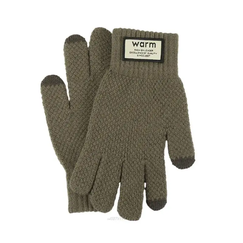 X5XA Adult Windproof Gloves Winter Sports Thicken Gloves for Outdoor Cycling Skiing