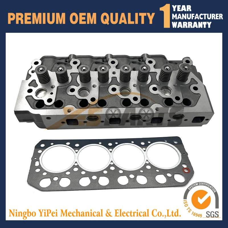 S4L S4L2 Cylinder Head+Head Gasket For Mitsubishi MM35T MM40CR CAT 304CR Terex TC35