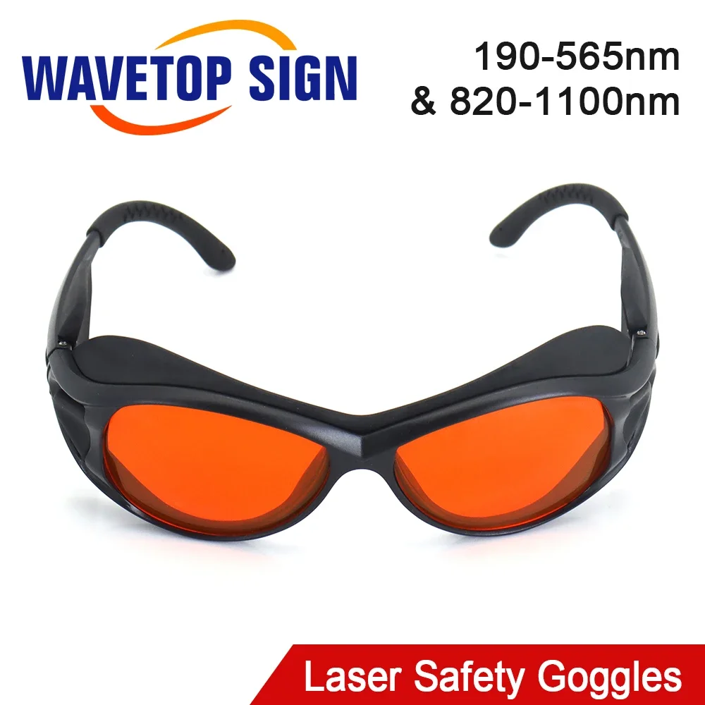 SignkoRay Laser Safety Goggles 190-565nm & 820-1100nm OD4+ Shield Protective Glasses Protection Eyewear