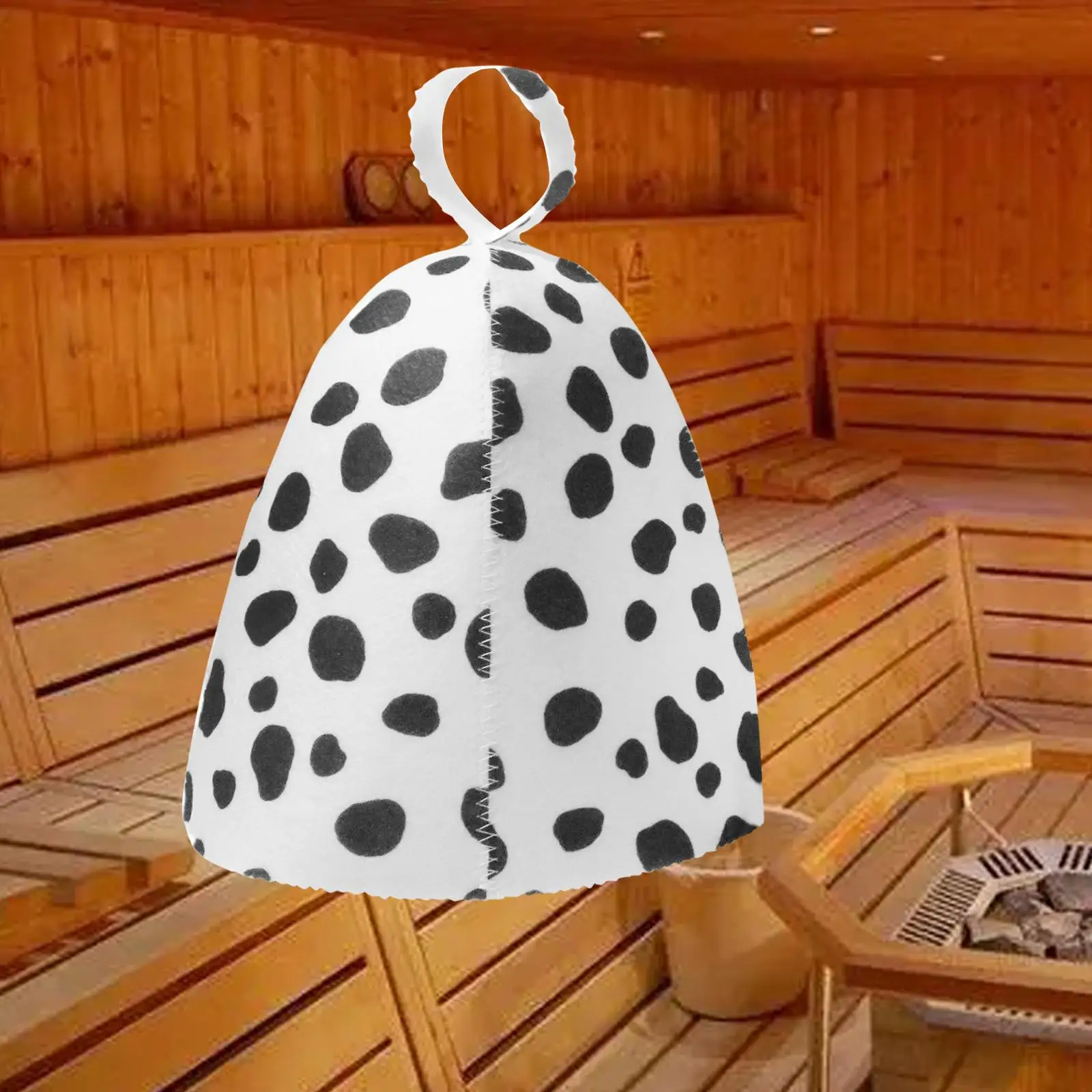 Russian Banya Cap,Vaporarium Hat Water Absorption Reusable Show Cap Felt Sauna Hat Russian Bath House Hat for Unisex Bathroom