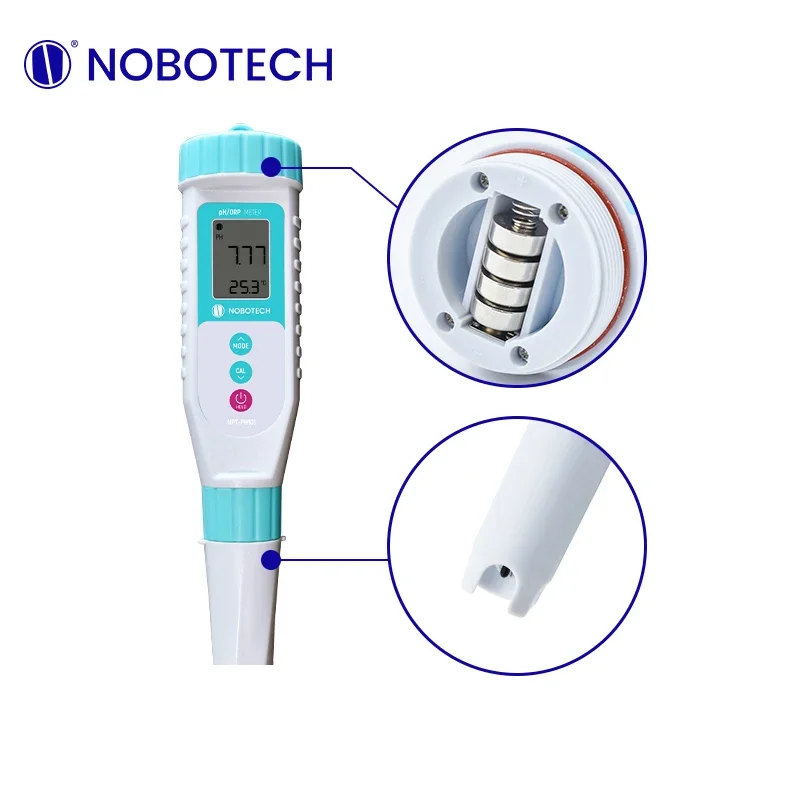 Handhold Smart Ph Meter for Aquaculture and Laboratory Ph Checker for Water  NPT-PH101 Pocket Ph Tester