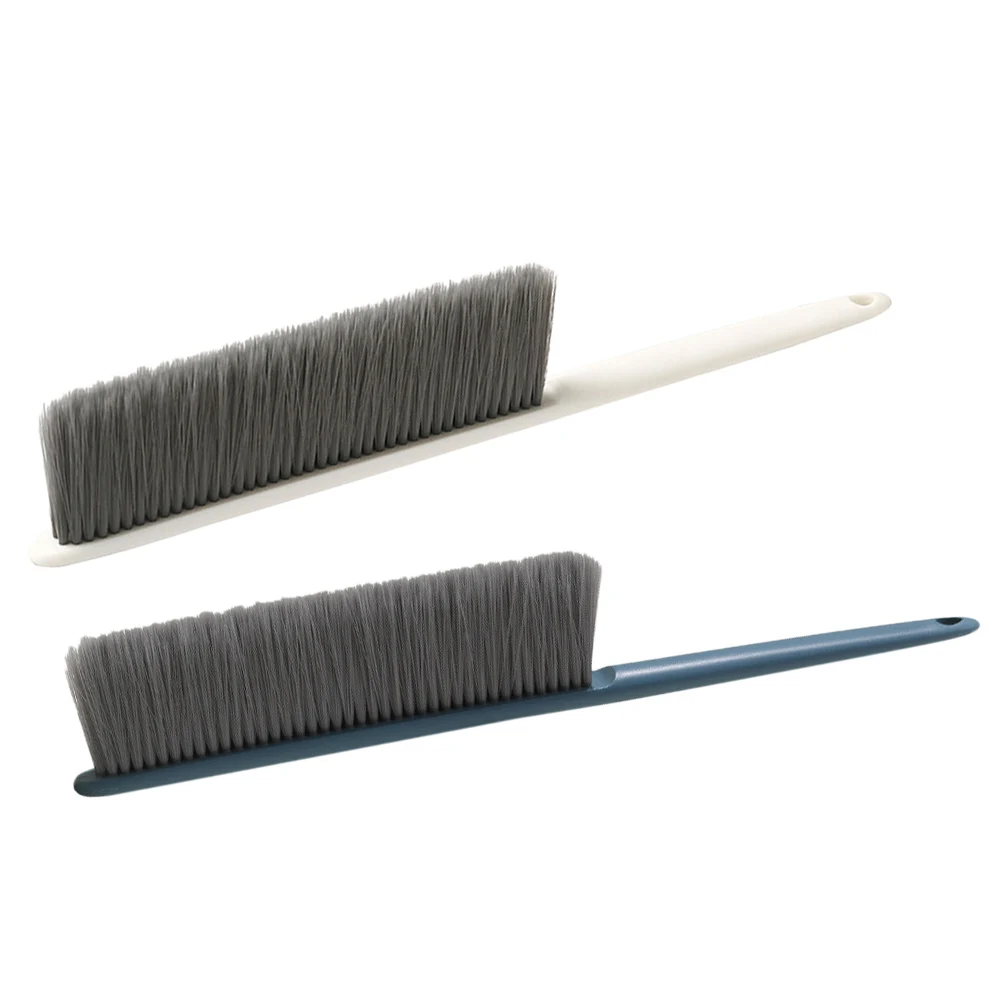 

1pc Long Handle Hair Dusting Brush Bed Sofa Sweeping Cleaning Tool For Floor Furniture Car Household Supplies Dark Blue