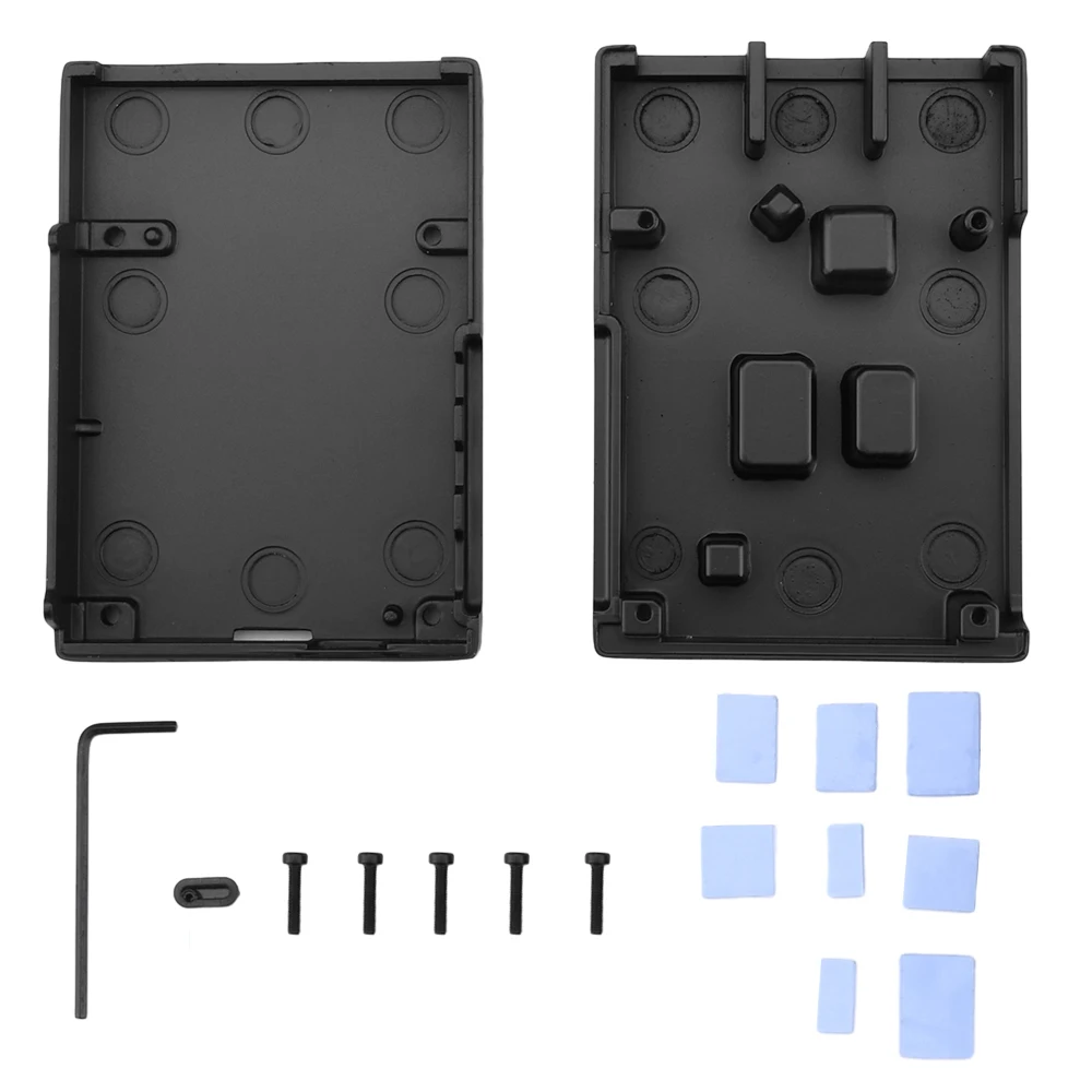 Pure Aluminum Shell Metal Armor Protective Shell Thermal Conductive Adhesive Heat Sink Metal Shell Suitable For Raspberry Pi 5