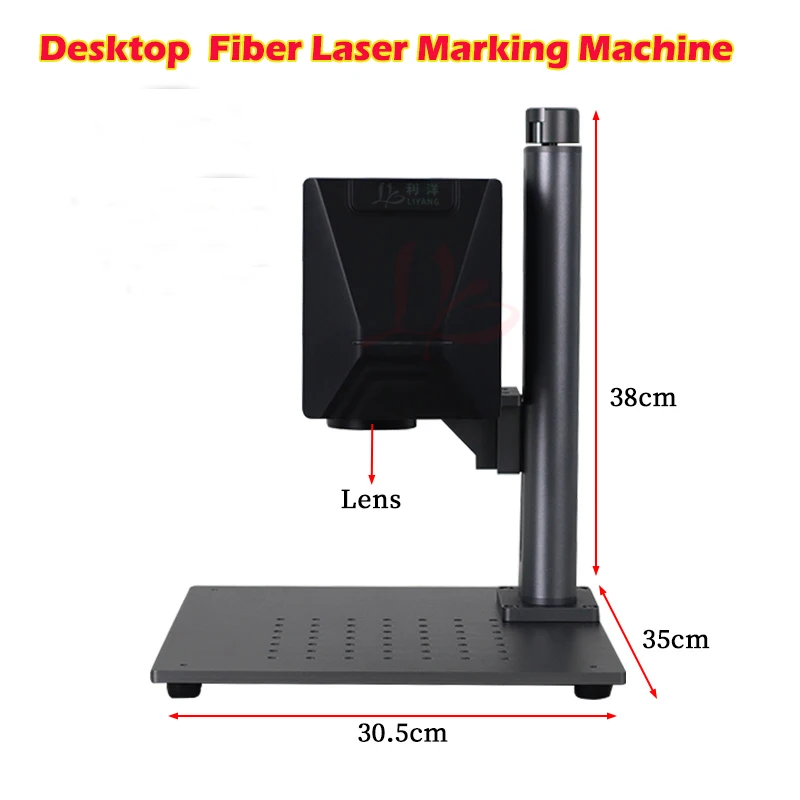 

LY mini Desktop Fiber Laser Marking Machine Upgrade Rotation Axis Rolling Roller Axis 20W Metal Engraving Machine