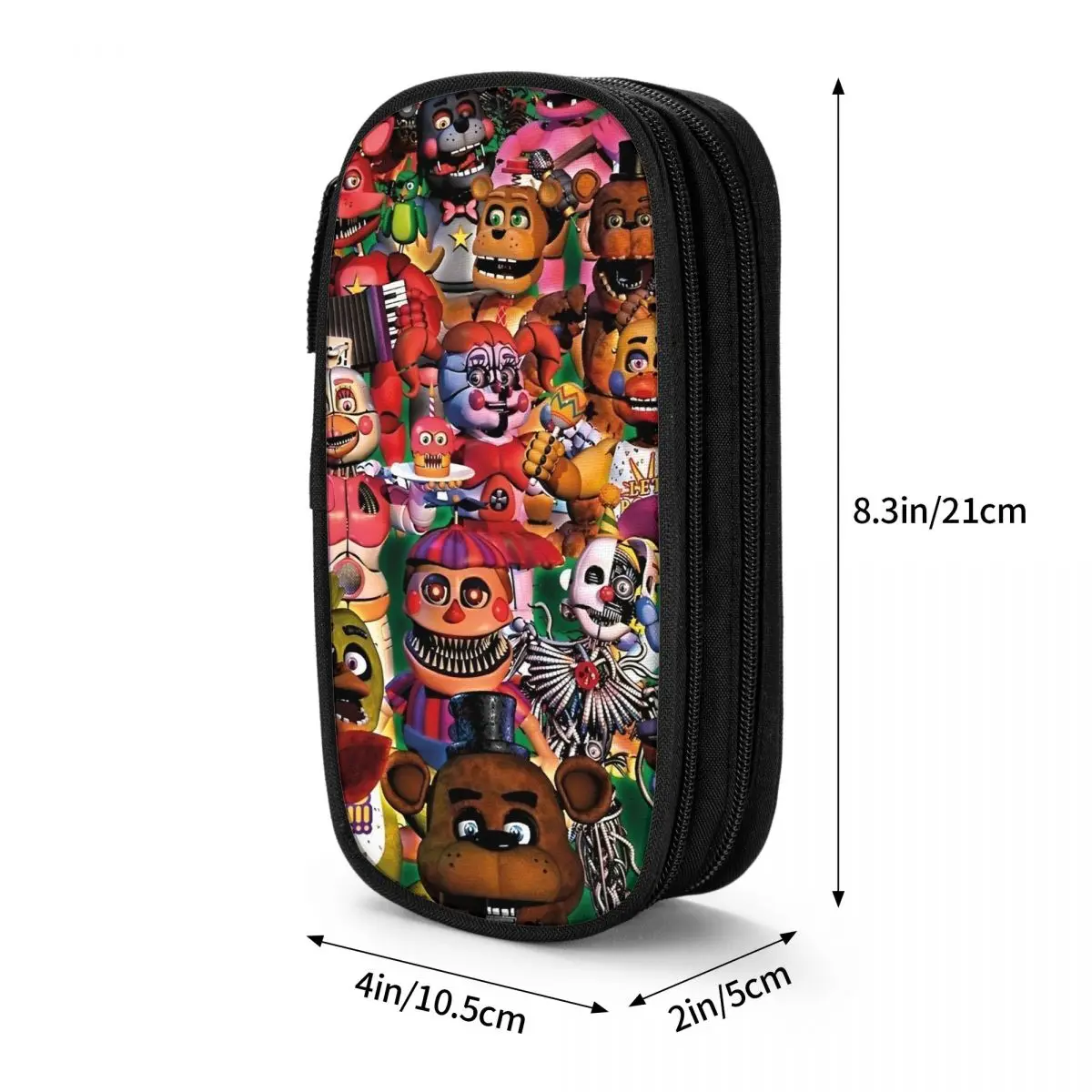 Fun Fnaf Movie Pencil Cases Pencilcases Pen Box for Student Big Capacity Bags Students School Gift Stationery