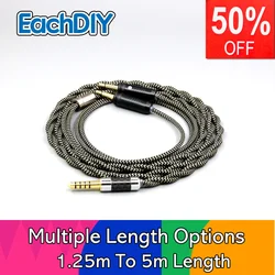 2 Core 2.8mm Litz OFC Earphone Shield Braided Cable For Focal Clear Elear Elex Elegia Stellia Celestee radiance LN008460