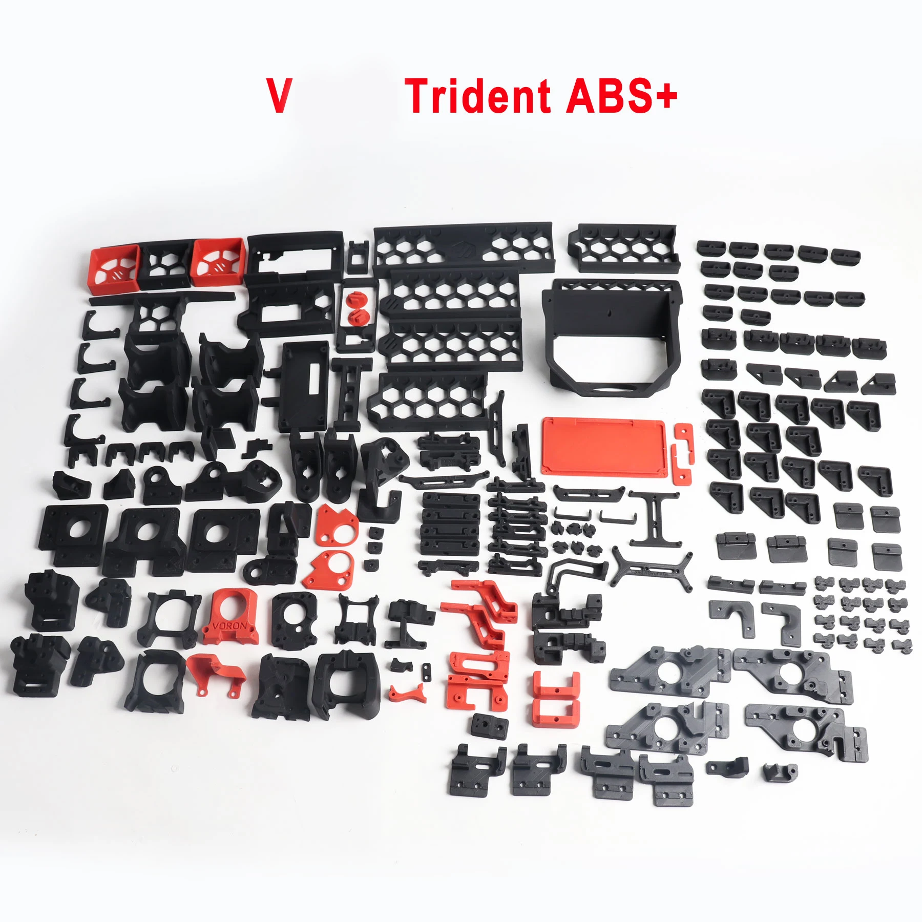 

Voron Trident 3D printer DIY full Printed Parts kit e-Sun ABS+ Printed Essential Kit for VT Trident 3D Printer DIY ABS Parts Set