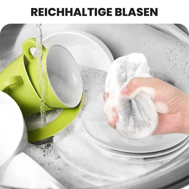 Multipurpose Wire Dish Washing Rags, 2024, The Latest Multi-Purpose Wire Tableware Cover, Is Used For Wet And Dry