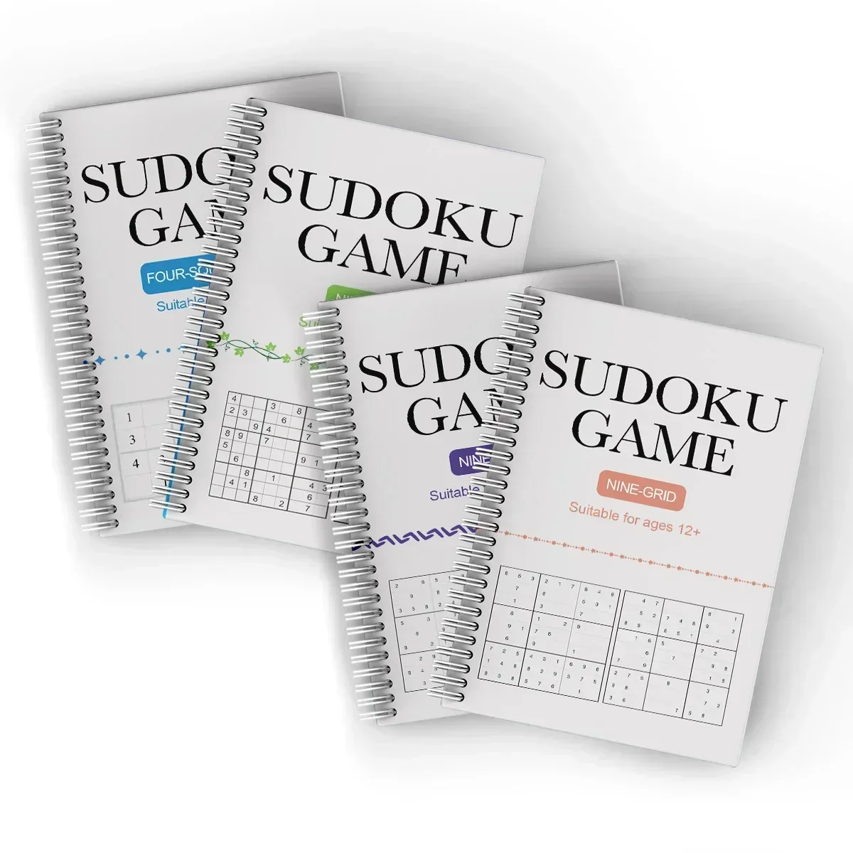 Kids Early Education Sudoku Puzzle Book, Brain Teaser Logic Game Workbook, Number Reasoning Training Book for Toddlers