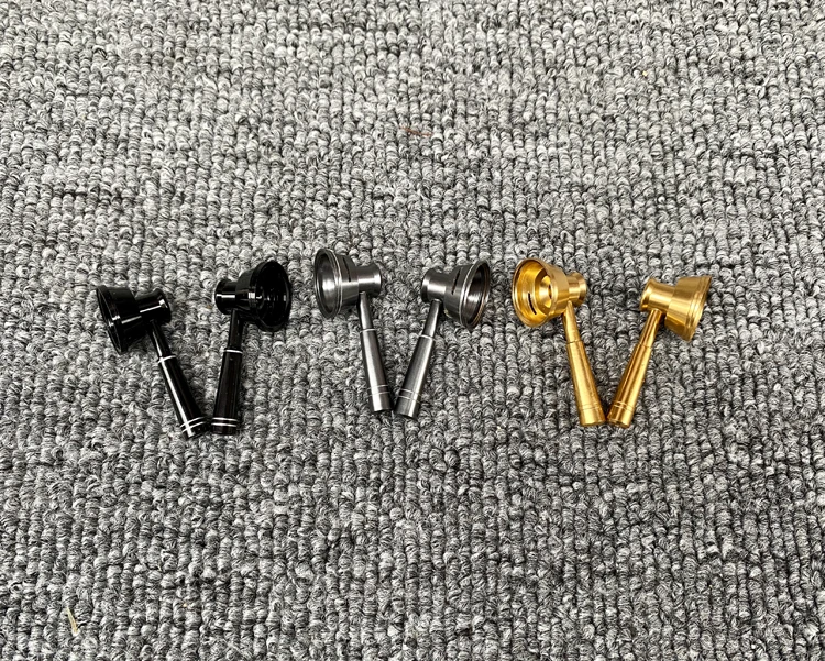 Carcasa para auriculares de 15,4 mm de metal 2 pares