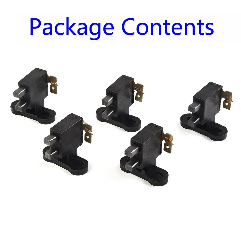 5 piece Carbon Brush Assembly for 2kW 3kW Generators Keep Your Generator Operating at for maximum Efficiency 5
