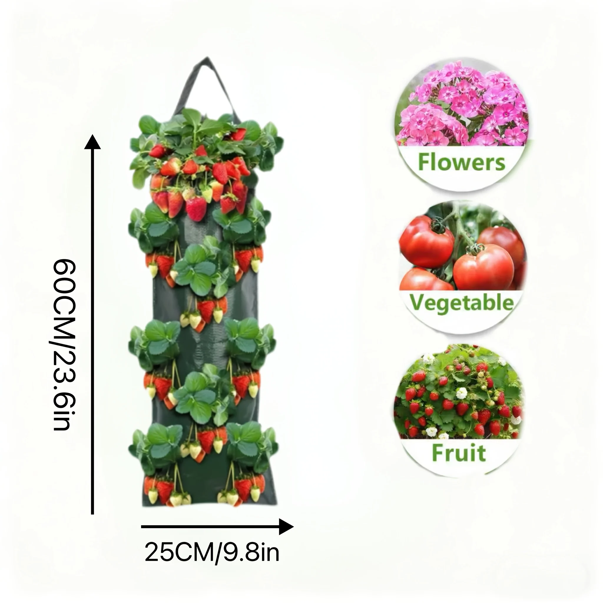 Multi Functional Vegetable and Fruit Planting Bag, Wall Mounted Foldable Planting Bag, Home Gardening, Balcony Vegetable Garden gallery 5