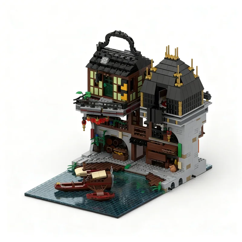 2840pcs MOC Ninja Adventure Ci - огляд і ціна Model Kit Ninja