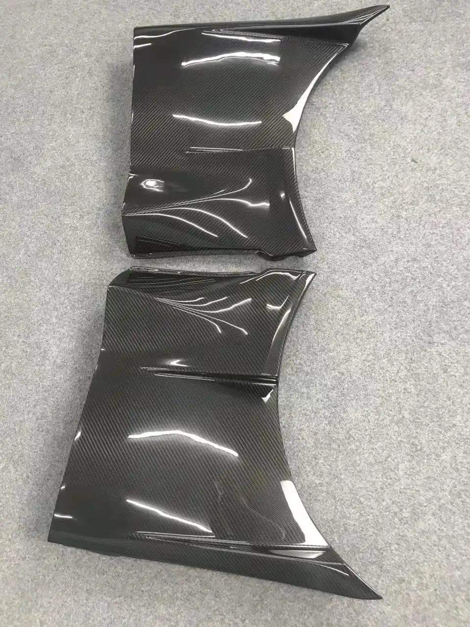 ألياف الكربون الأكثر مبيعا Evs نوع ألياف الكربون مصدات السيارات لتويوتا سوبرا A90 الجانب الحاجز