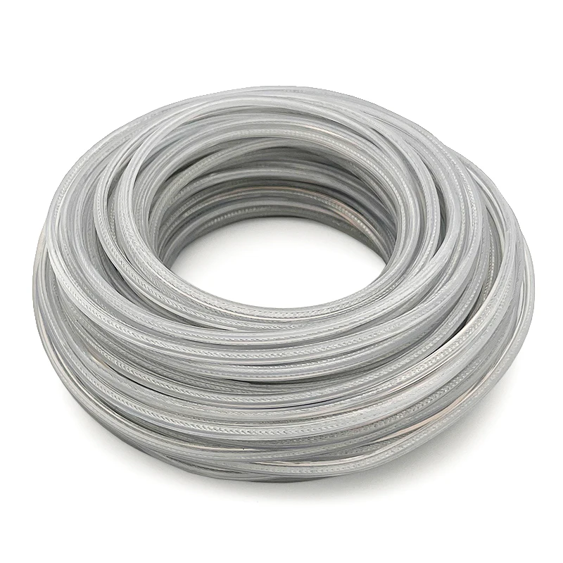 Trimmer Line Brush Cutter Accessories 3.0mm Round Trimmer Line Nylon Wrapped Steel Wire Grass Cutter String Replacement Parts