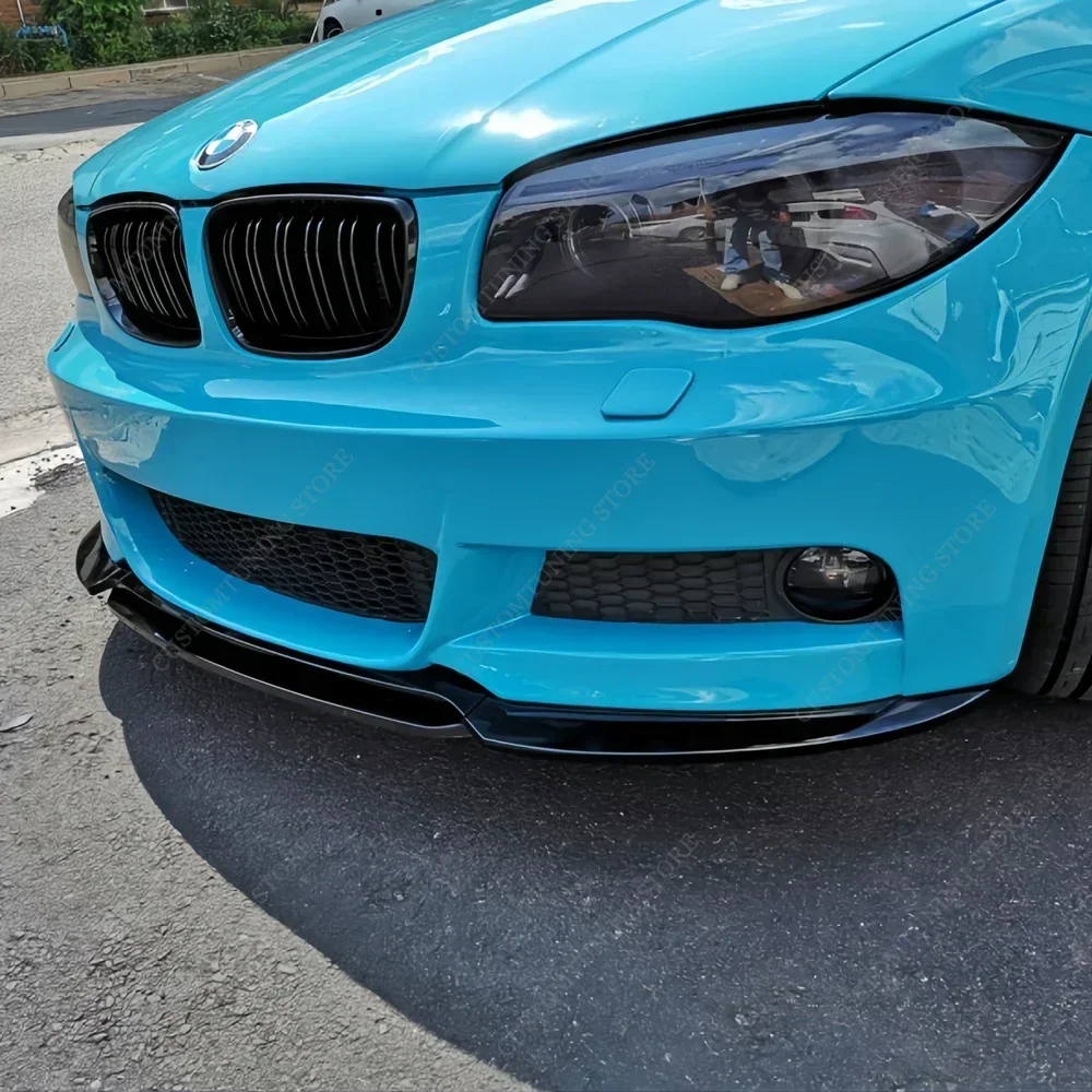 Bmw E82 E88 4Pcs 광택 Maxton 스타일 앞 범퍼 스플리터 립 스포일러 디퓨저 118d 120i 135i M 스포츠 2010-2014 Lci Bodykits