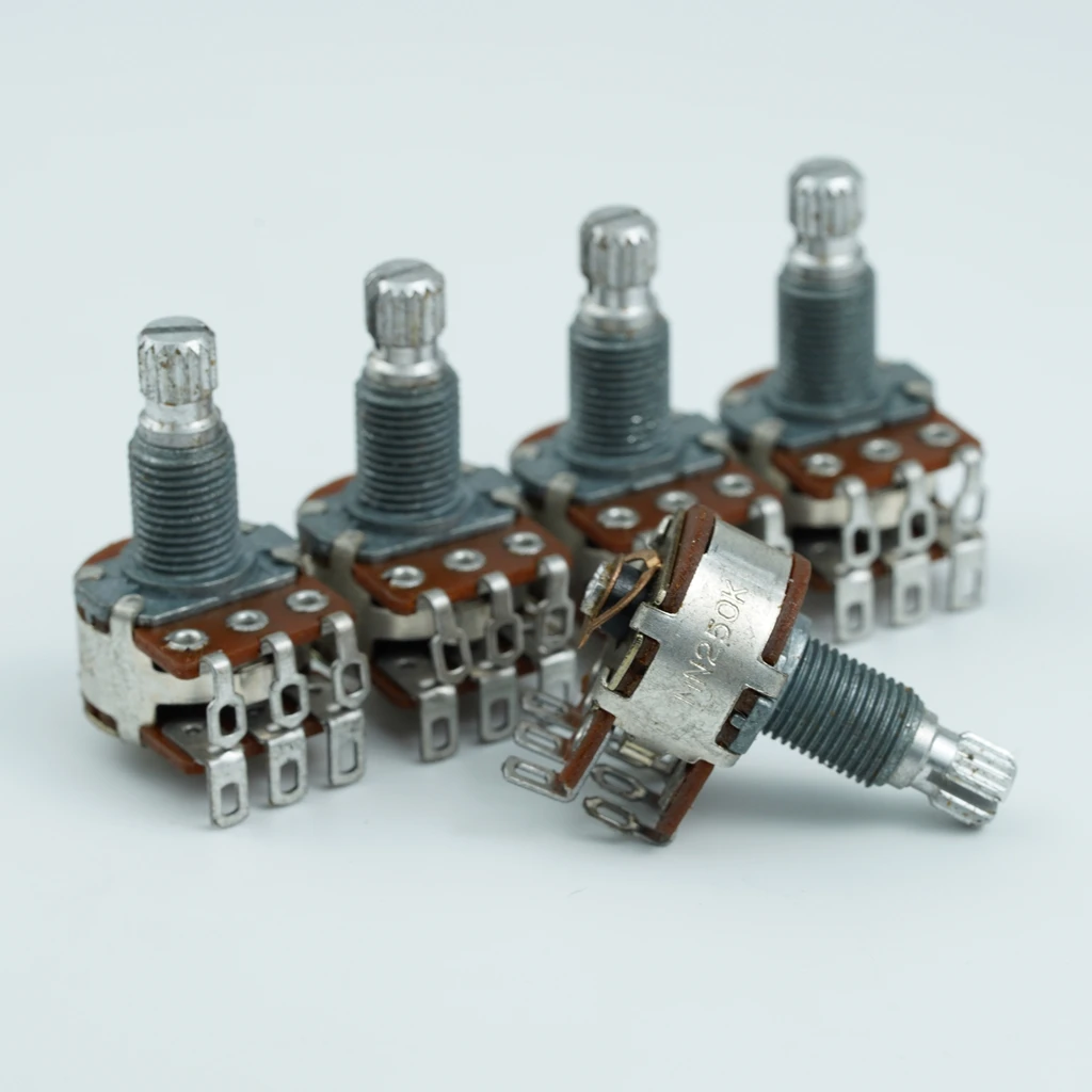 Mini250K Guitar Potentiometer Short-Axis Switch, Suitable For Replacing The Volume Adjustment Of Electric Guitars