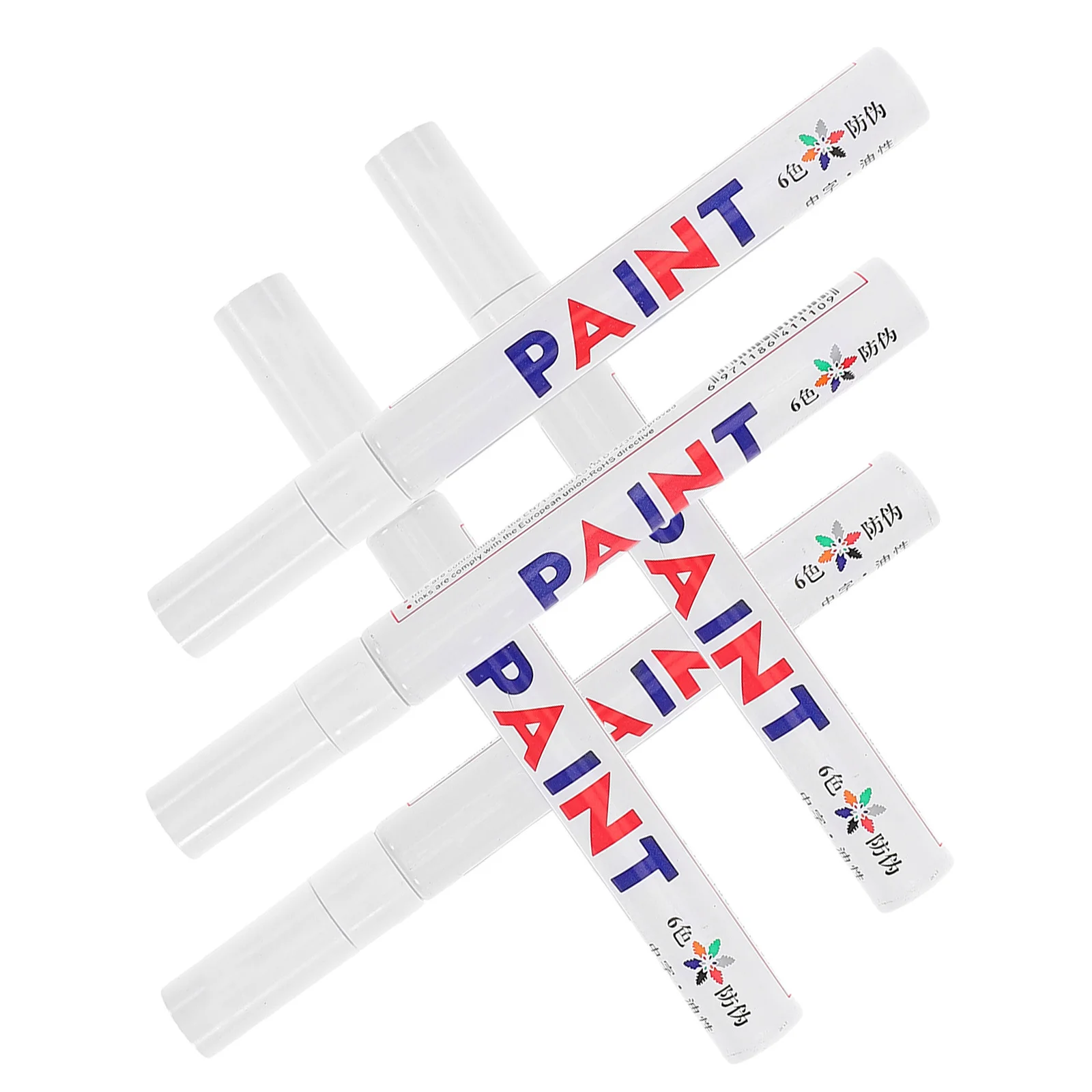 

5Pcs Oil Based Paint Markers Quick Drying Waterproof for DIY Graffiti Tire Touch Up Car Metal Wood Permanent Color Pens