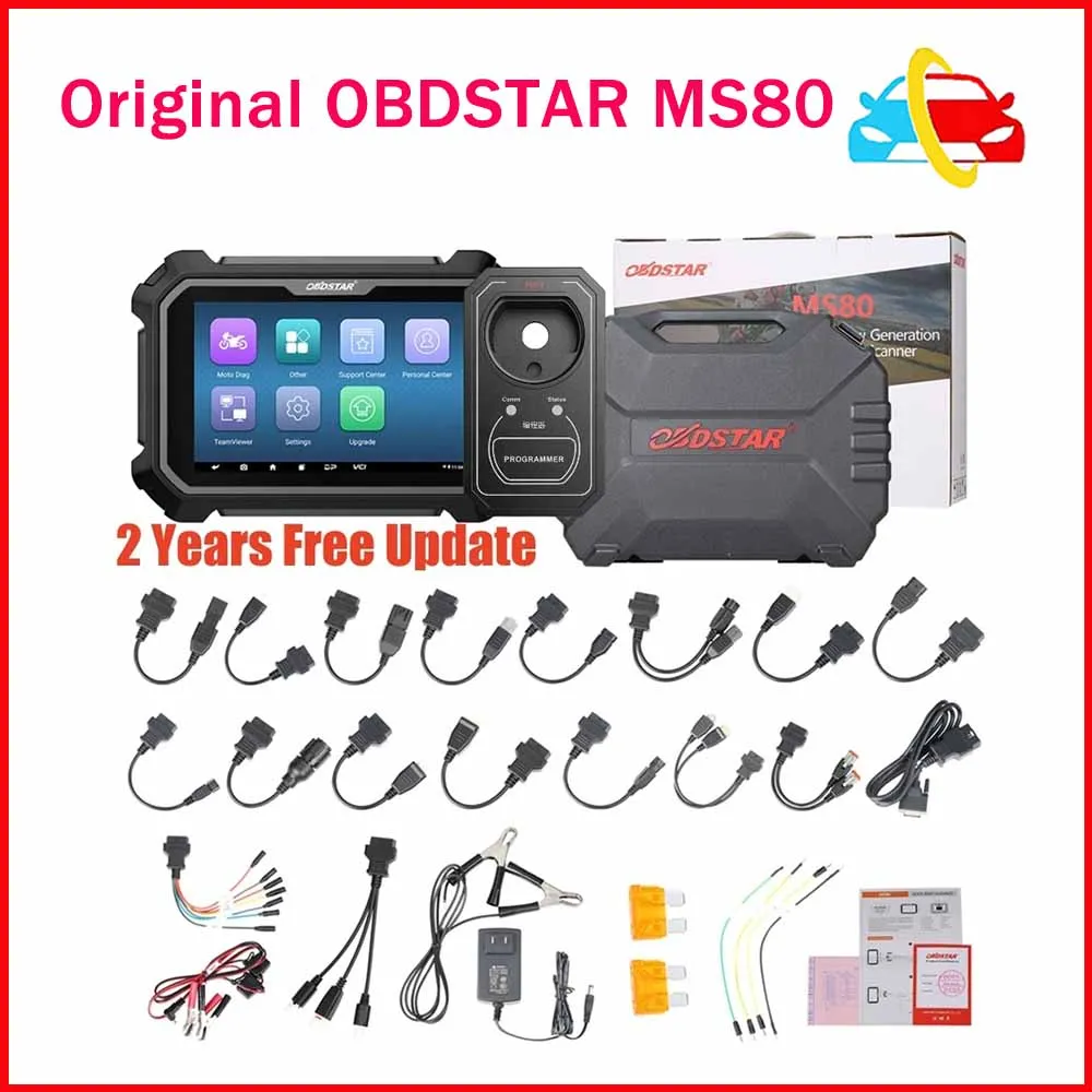 

OBDSTAR MS80 Standard Intelligent Motorcycle Diagnostic Tool Plus IMMO Function Plus P001 2 Years Free Update