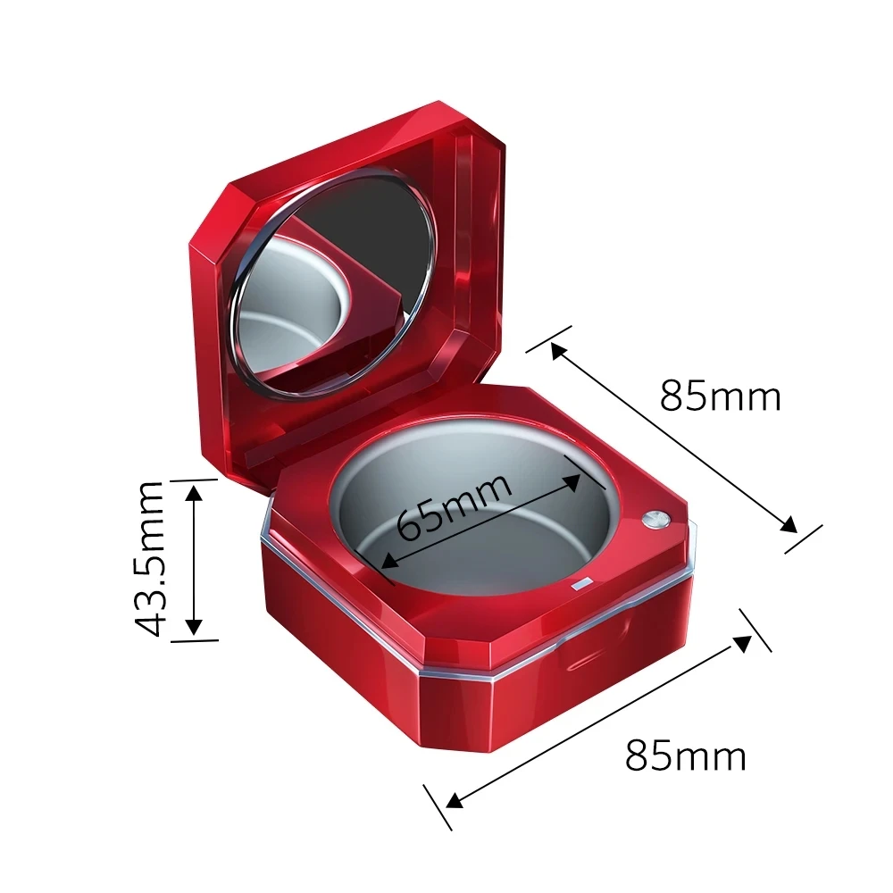 Ultrasonic Jóias Cleaner Com Caixa De Armazenamento, Ferramenta De Limpeza Automática, Lente De Contato